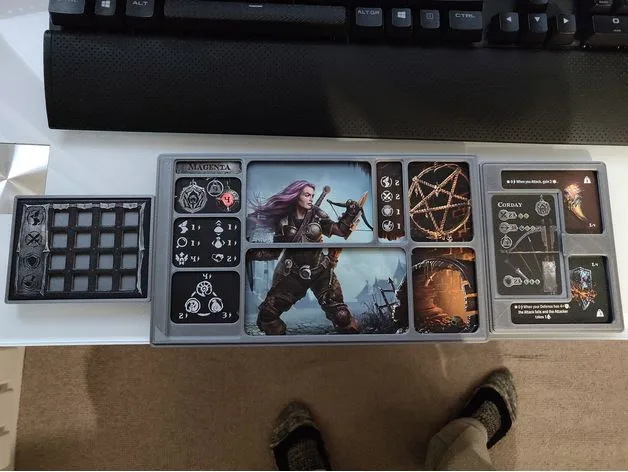 Dark Rituals: Malleus Maleficarum modular hero character board