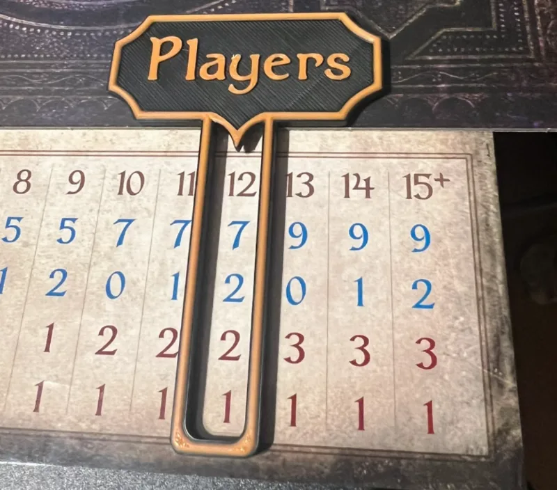 Blood on the Clocktower Player Distributionmarker