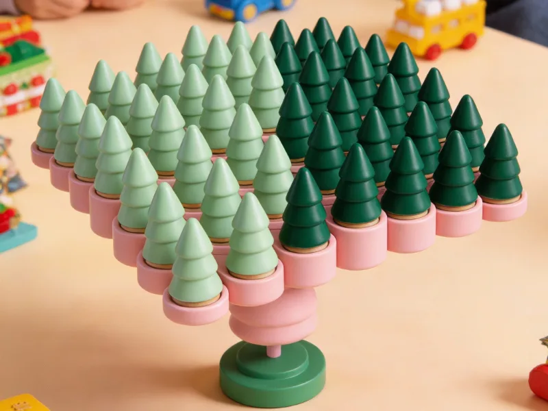 Christmas Tree Themed Balance Tree Puzzle Game