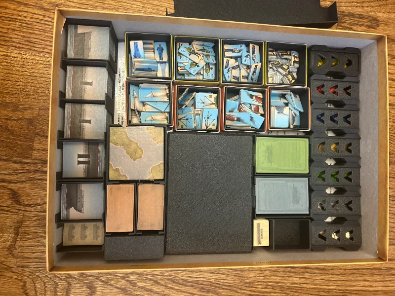 Shipyard Board Game 1st Edition Insert