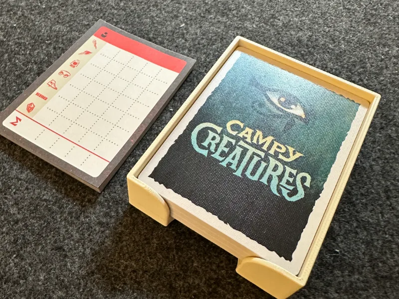 Campy Creatures 3rd Edition Card Tray