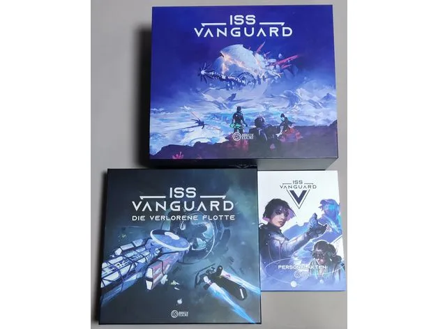 ISS Vanguard + The Lost Fleet + Personnel Files - Board Game Insert