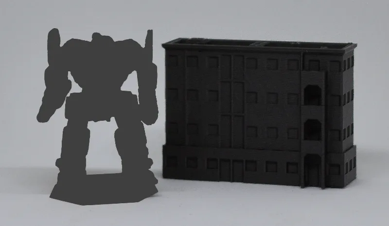6mm scale Residential Building - General's Rest - BattleTech Compatible