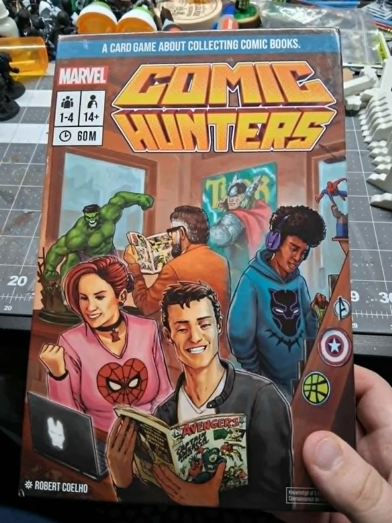 Comic Hunters Board Game Insert