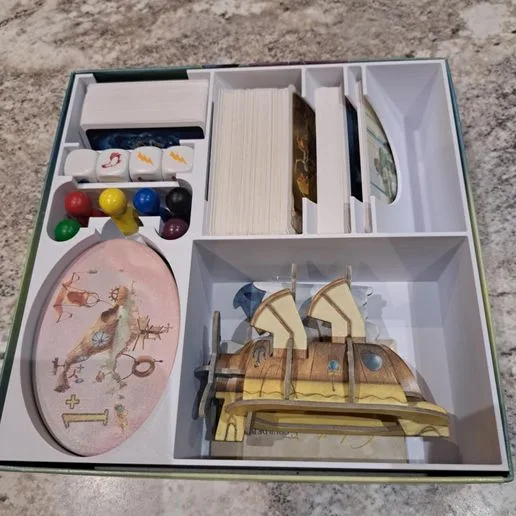 Celestia and Expansions board game insert