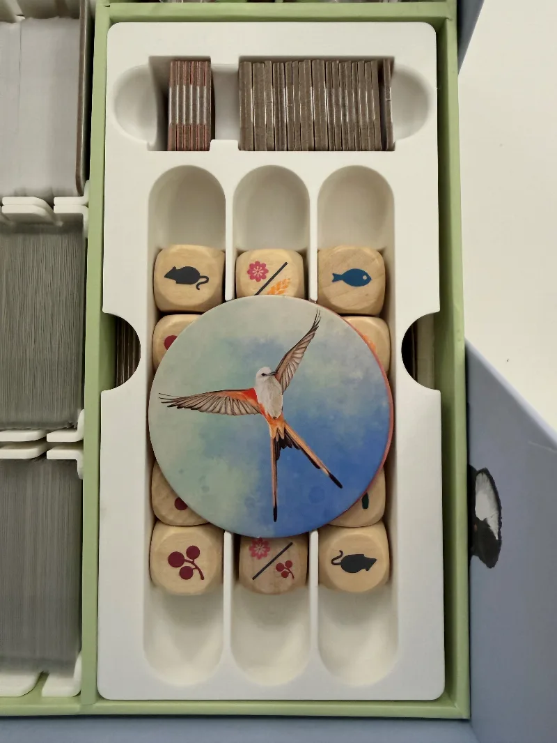 Wingspan Nesting Box Alternative Dice and Goals Tray