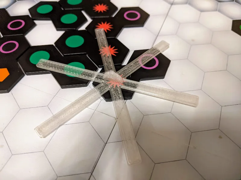 Ingenious (Kaleidoskop) board game helper for kids