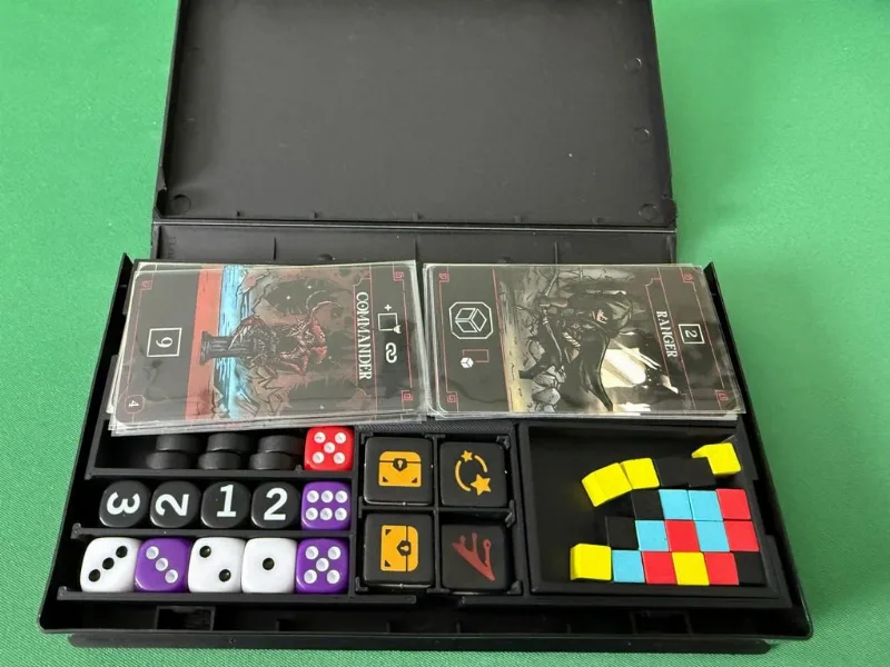 The Cursed Castle Board Game Insert