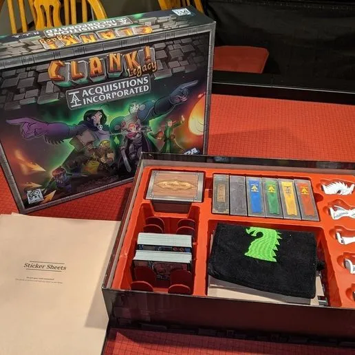 Clank! Legacy: Acquisitions Incorporated Board Game Box Insert Organizer