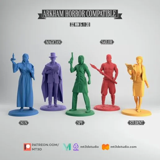 Investigator Pack 07 - Arkham Horror compatible