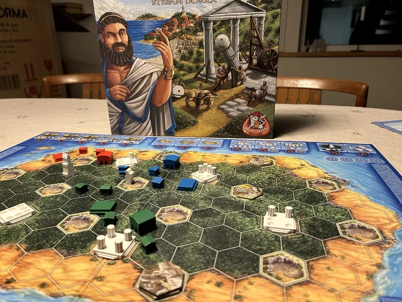 Hellas board game - Column holder