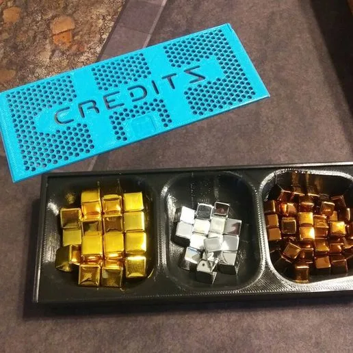 Terraforming Mars credits storage (narrow x2)