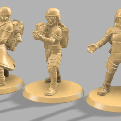 Sub terra character pack Annihilator / Agent / Mercenary