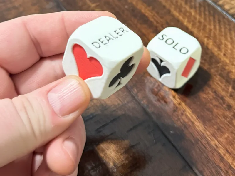 Euchre Trump Marker Die