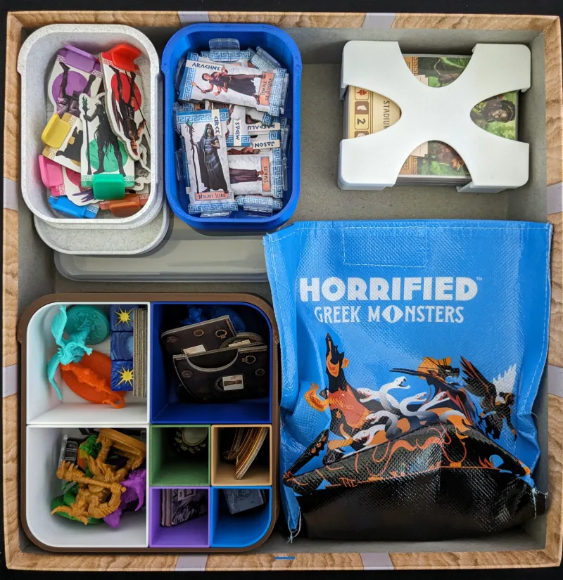 Horrified Board Game Organization