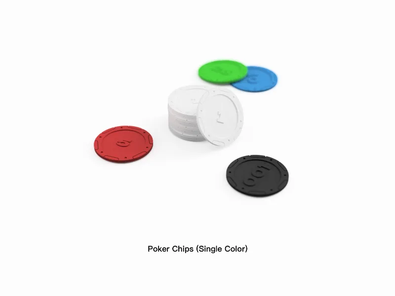 Poker Chips (Single Color)
