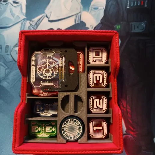 Star wars unlimited deck box insert (for buy the same tokens)