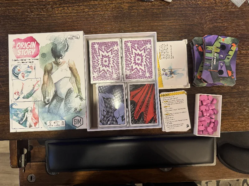 Origin Story Organizer for Sleeved Cards