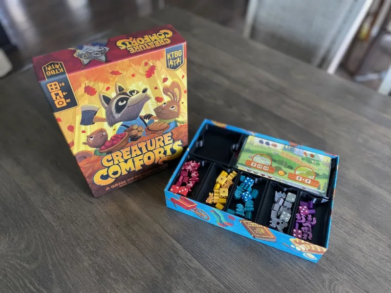 Creature Comforts Board Game Storage Trays