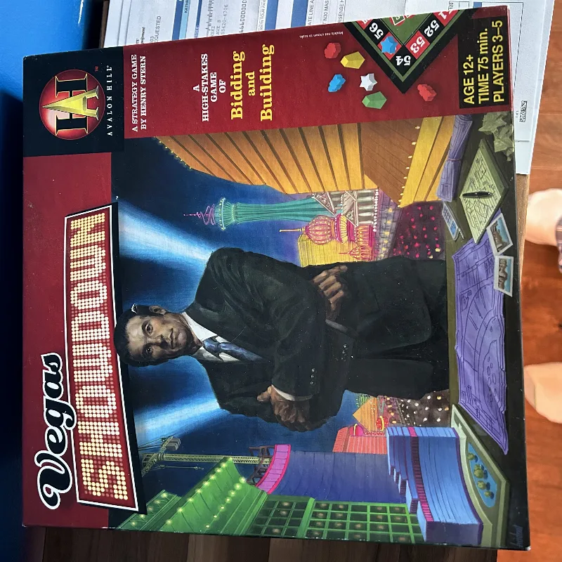 Vegas Showdown Board Game Insert