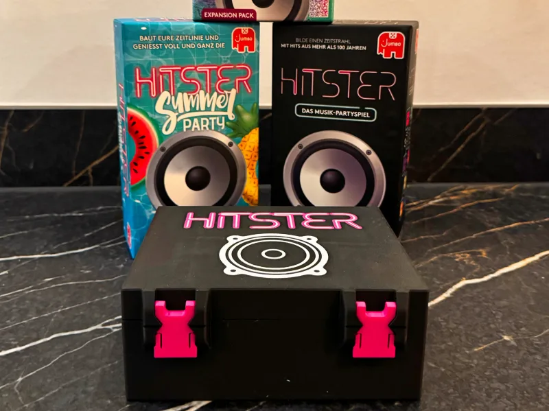 Hitster2Go FlexCase - Box mit einzelnen Einsätzen