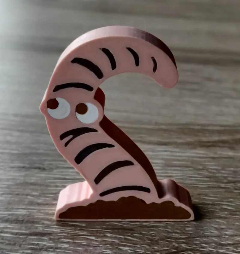 Creature Comforts Kickstarter First-player Worm