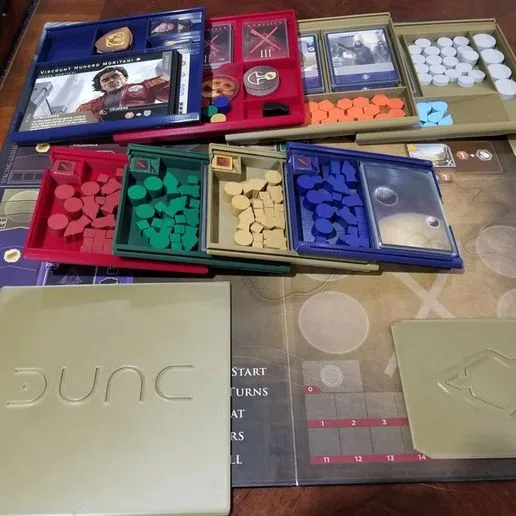 Dune Imperium + Rise of Ix + Immortality insert organizer