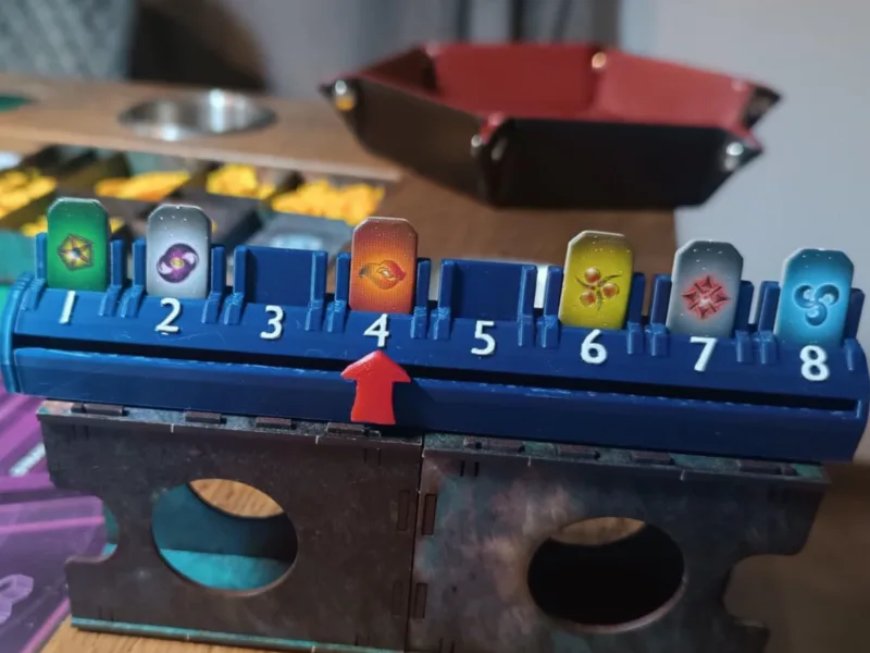 Twilight imperium Initiative tracker with Naalu