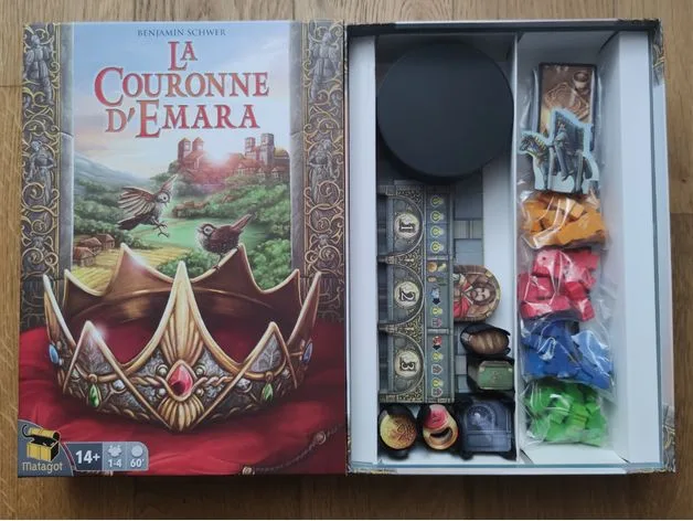 Crown of Emara Ressources Boardgame Organizer