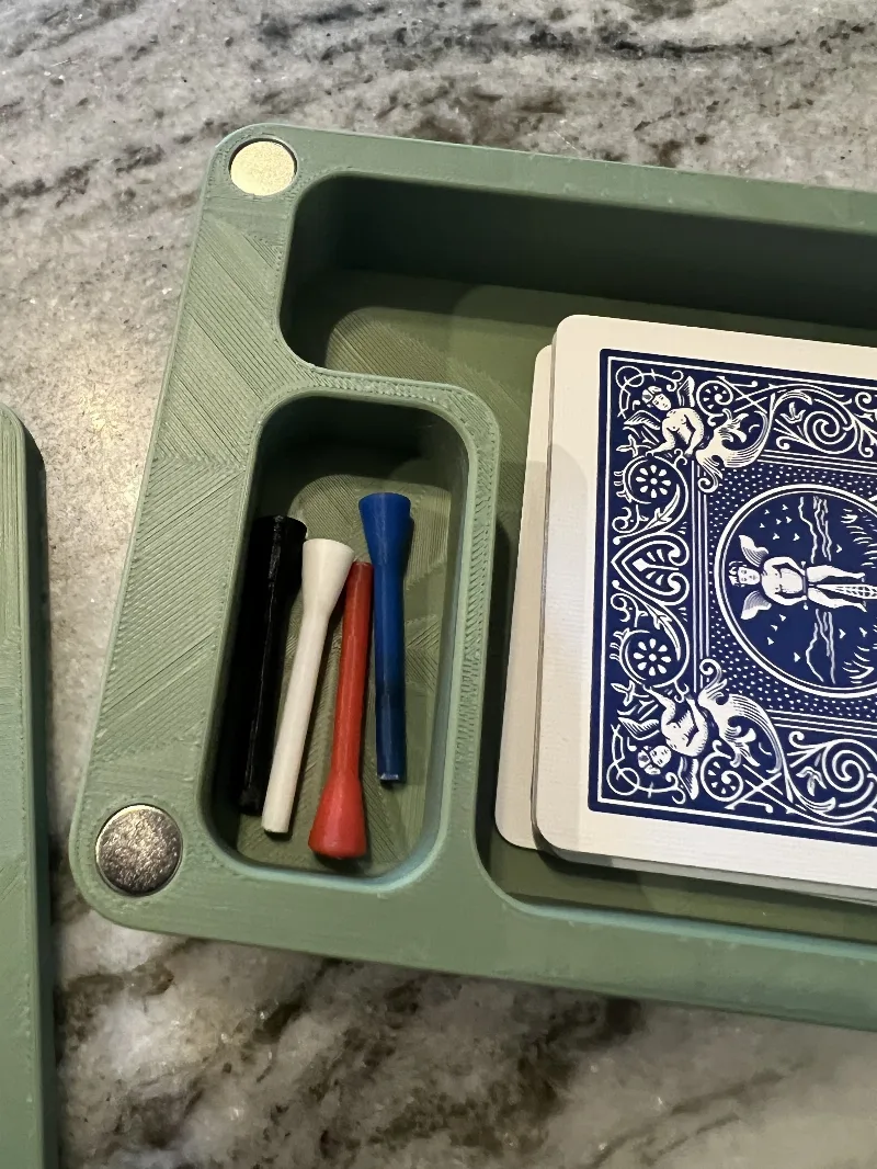Peg for Euchre Card Box