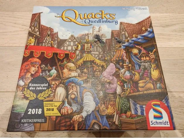 Quacks of Quedlinburg + Herb Witches + Alchemists Expansion - Boardgame Insert