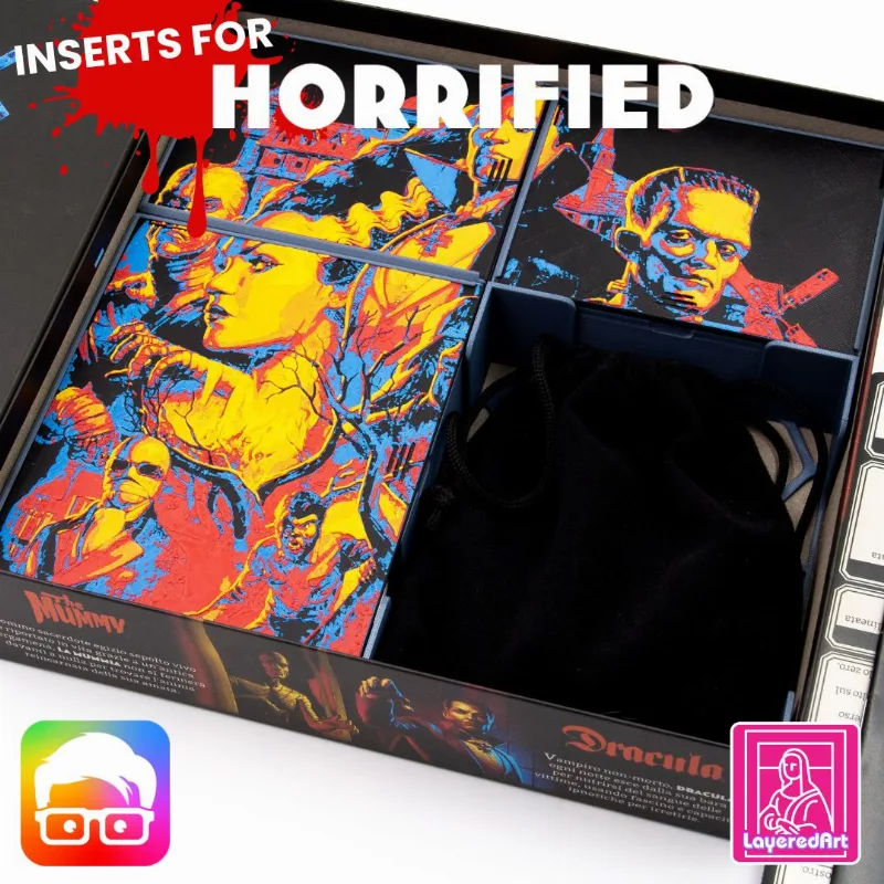 HORRIFIED INSERTS / ORGANIZER BY AM-MEDIA [MULTICOLOR WITH ANY 3D PRINTER]