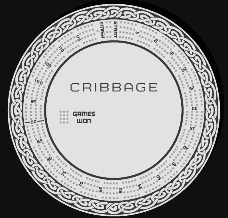 Basic Cribbage Board