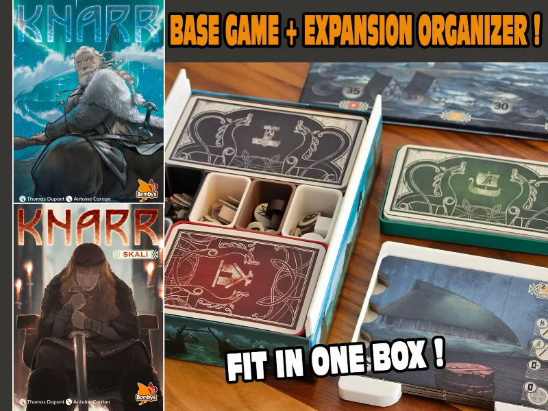 KNARR + SKALI epansion organiser/Insert in 1 box!