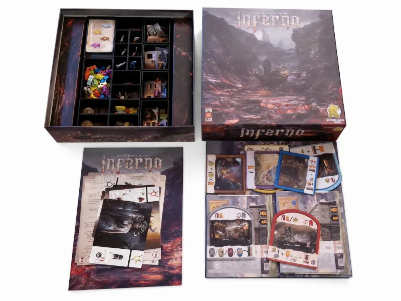 Organizer for Inferno Modular Board Game Insert
