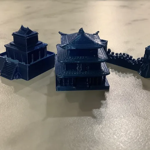 China themed Catan pieces