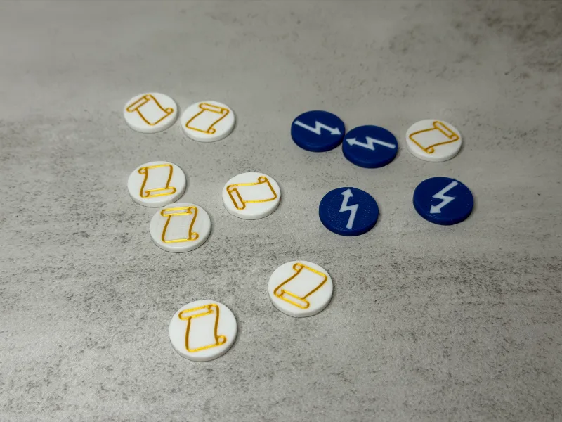 Game Tokens for Hanabi