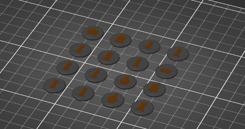 (WIP) Backgammon / Chess / Checkers Multi-Colout travel edition