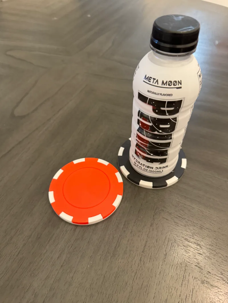 Poker Chip Coaster - No AMS