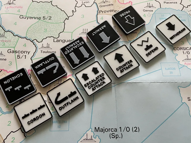 Empires in Arms Combat Chits