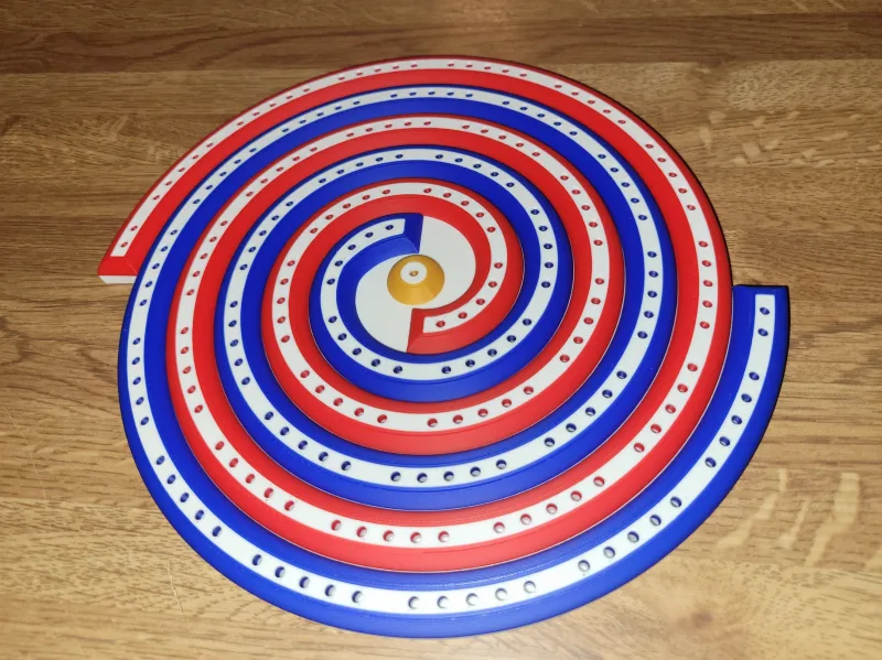 Spiral Cribbage Board 2-Player