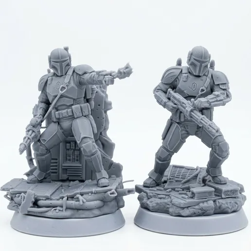 Paz Vizsla Dual Pose - 32mm Star Wars Legion Scale
