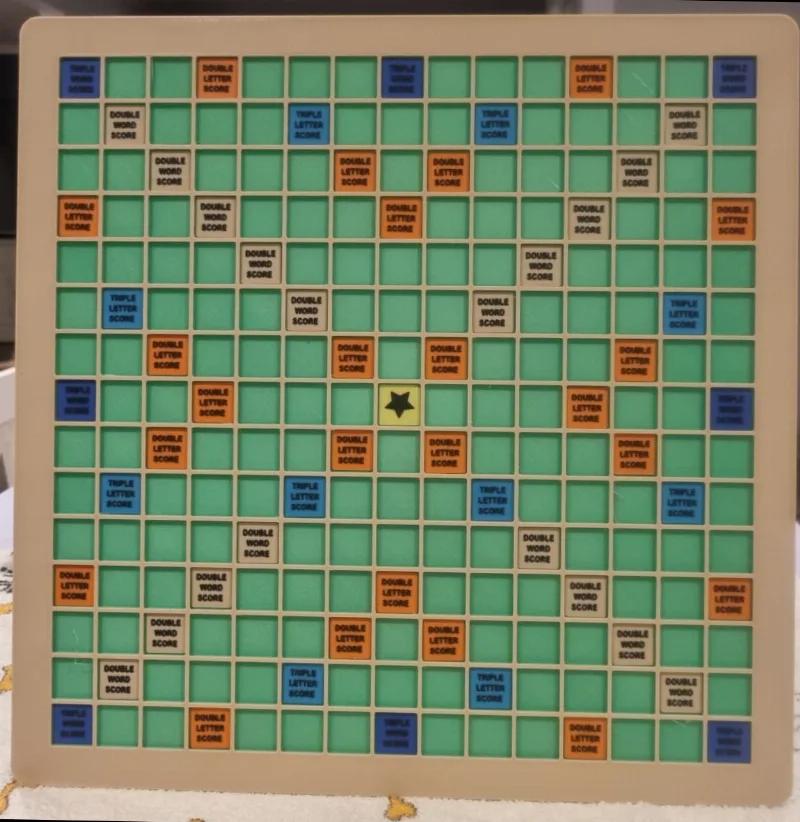 Rotating Scrabble Board for Big Printers.