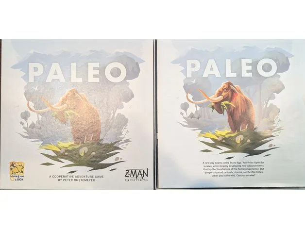 Paleo Board Game Insert - with space for fully built Workbench
