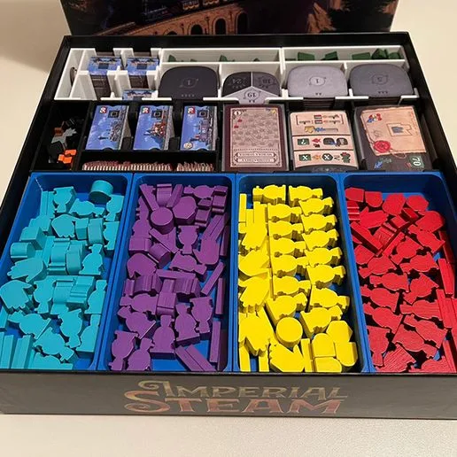 Imperial Steam Boardgame Insert