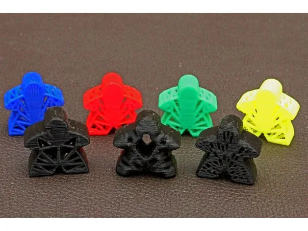 Meeples for Alternate Carcassonne Board Game Zombies