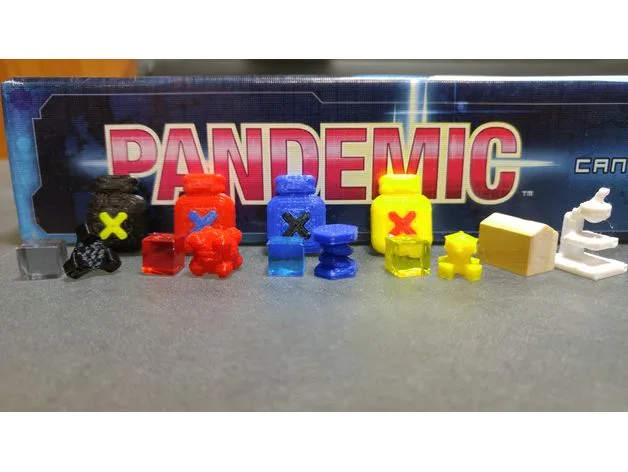 Pandemic game pieces