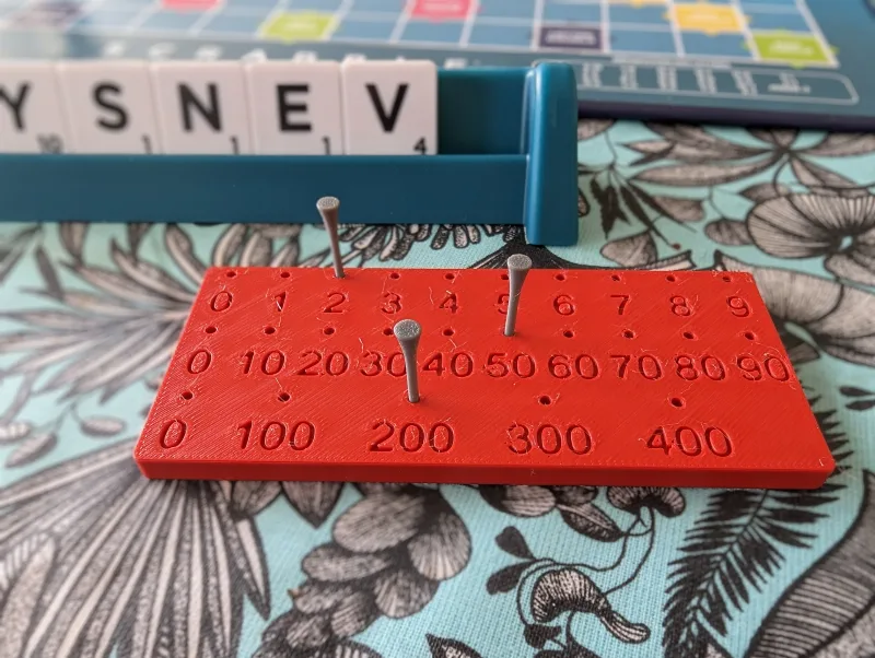 Scrabble game counter