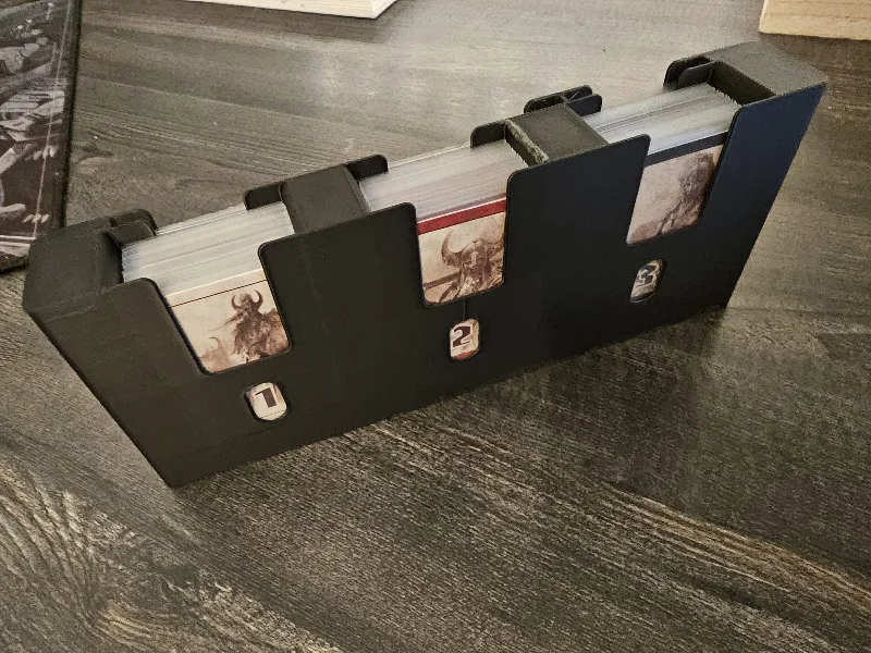 Board Game Organizer - Blood Rage - Window and sleeved cards