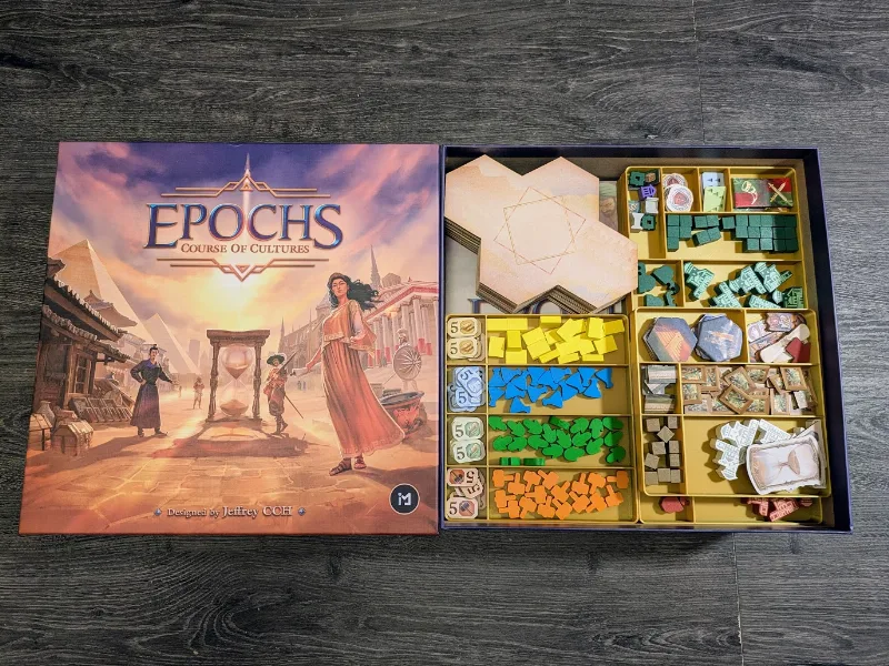 Epochs: Course of Cultures | Board Game insert